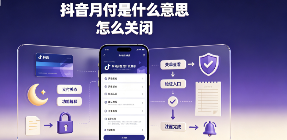 抖音月付是什么意思?怎么关闭?