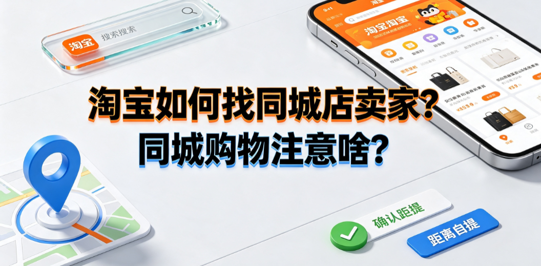 淘宝如何找同城店卖家？同城购物注意啥？实操指南与避坑解析