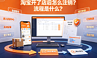 淘宝开了店后怎么注销?流程是什么?完整操作指南