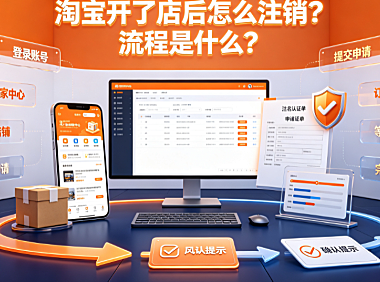 淘宝开了店后怎么注销?流程是什么?完整操作指南
