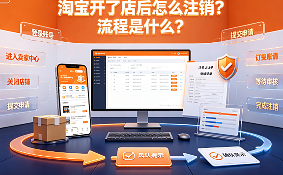 淘宝开了店后怎么注销?流程是什么?完整操作指南