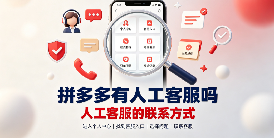 拼多多有人工客服吗?人工客服的联系方式