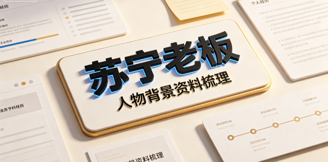 苏宁老板,苏宁老板个人资料,苏宁老板个人简历