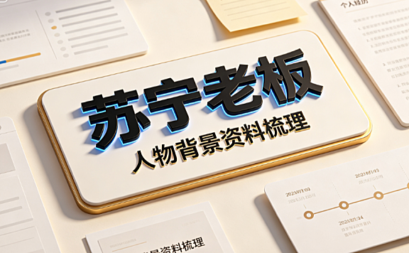 苏宁老板,苏宁老板个人资料,苏宁老板个人简历