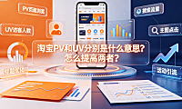 淘宝pv和uv分别是什么意思?怎么提高两者?