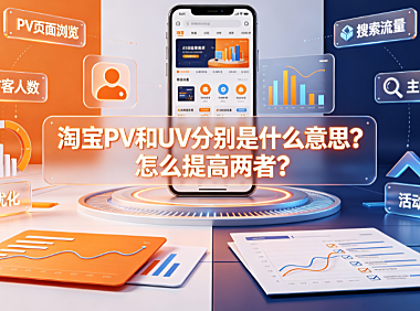 淘宝pv和uv分别是什么意思?怎么提高两者?