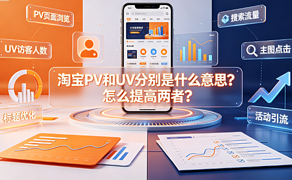 淘宝pv和uv分别是什么意思?怎么提高两者?