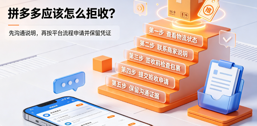 拼多多应该怎么拒收?拼多多可以直接拒收吗?