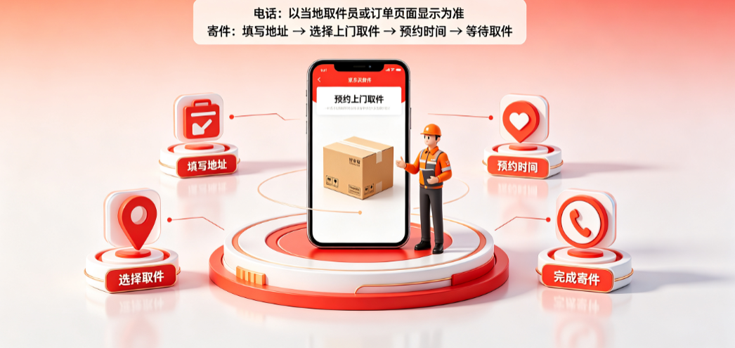 京东快递上门取件电话号码是多少?怎么寄件?