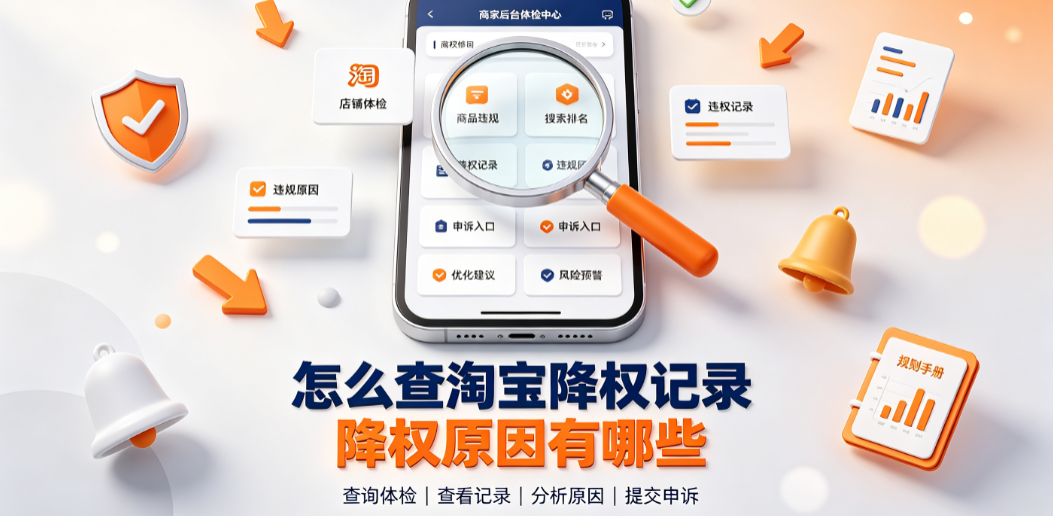 怎么查淘宝降权记录?降权原因有哪些?