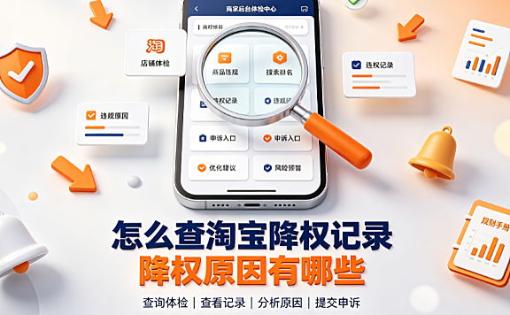 怎么查淘宝降权记录?降权原因有哪些?