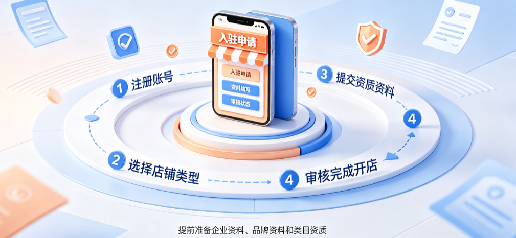 天猫怎么注册店铺?总共四步?