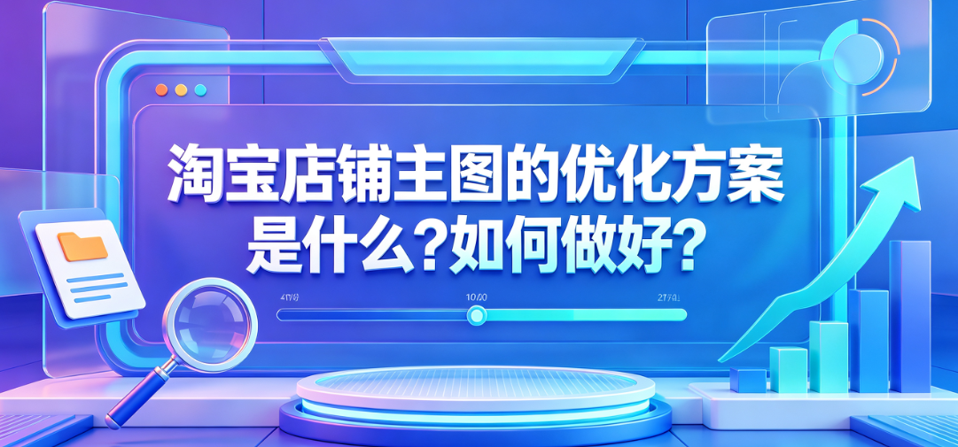 淘宝店铺主图的优化方案是什么?如何做好?