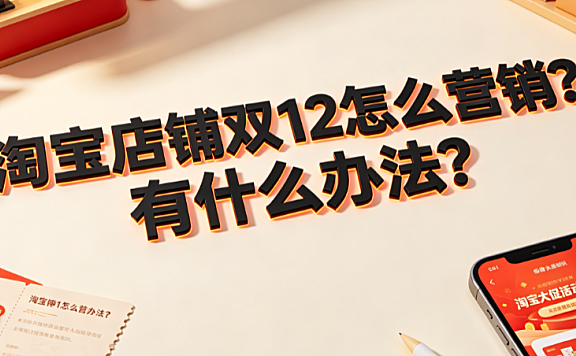 淘宝店铺双12怎么营销?有什么办法?