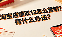 淘宝店铺双12怎么营销?有什么办法?