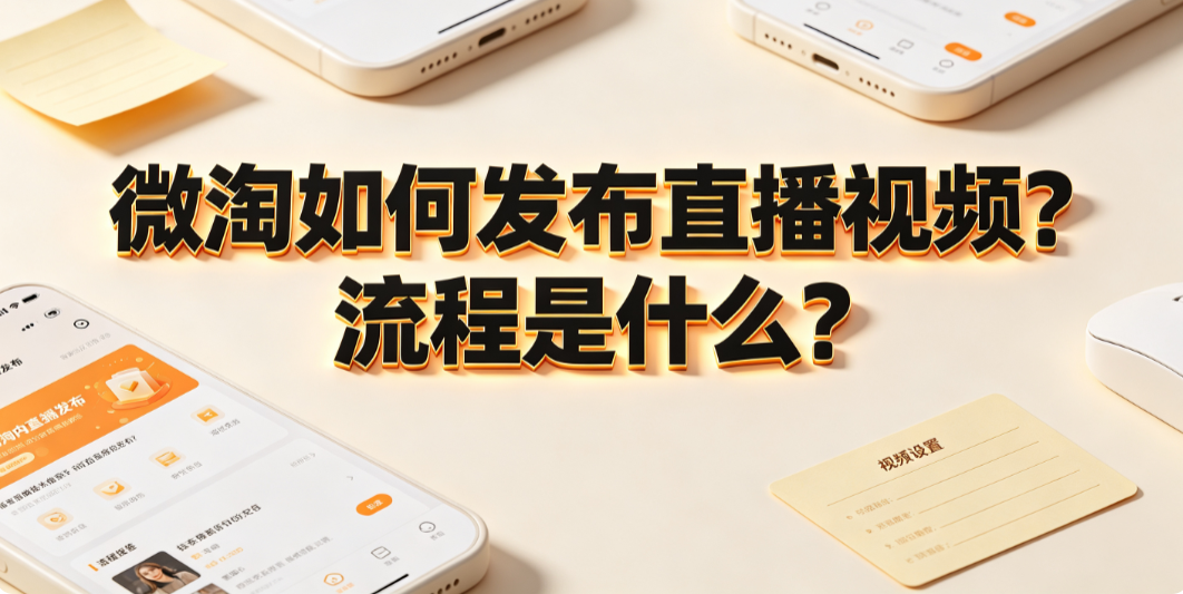 微淘如何发布直播视频?流程是什么?内容发布与流量运营指南