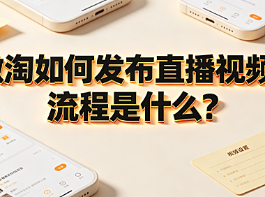 微淘如何发布直播视频?流程是什么?内容发布与流量运营指南