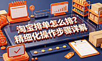 淘宝排单怎么排?精细化操作步骤详解