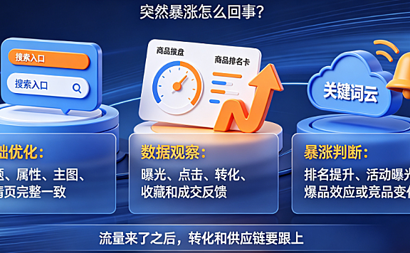 淘宝搜索流量怎么提升免费?淘宝搜索流量突然暴涨怎么回事?