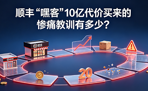 顺丰“嘿客”10亿代价买来的惨痛教训有多少?