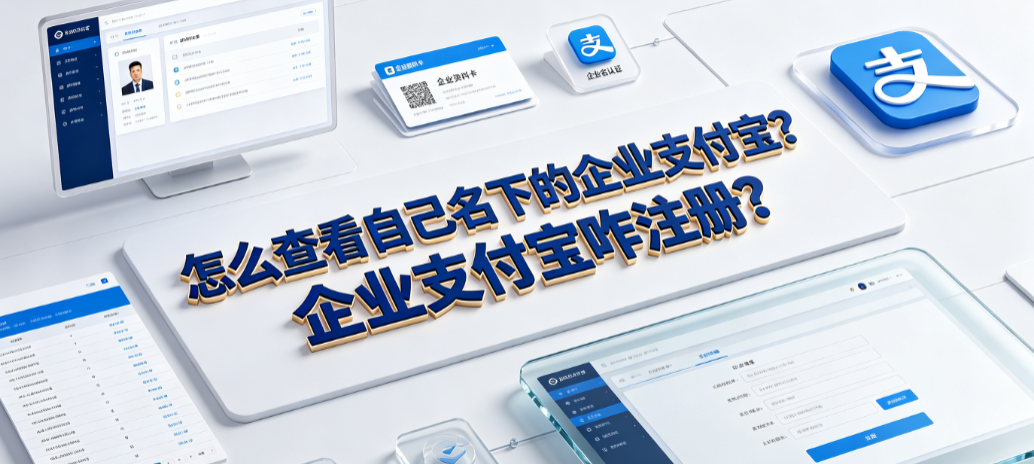 怎么查看自己名下的企业支付宝?企业支付宝咋注册?