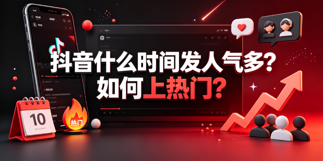 抖音什么时间发人气多?如何上热门?