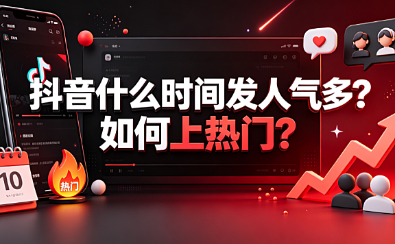 抖音什么时间发人气多?如何上热门?