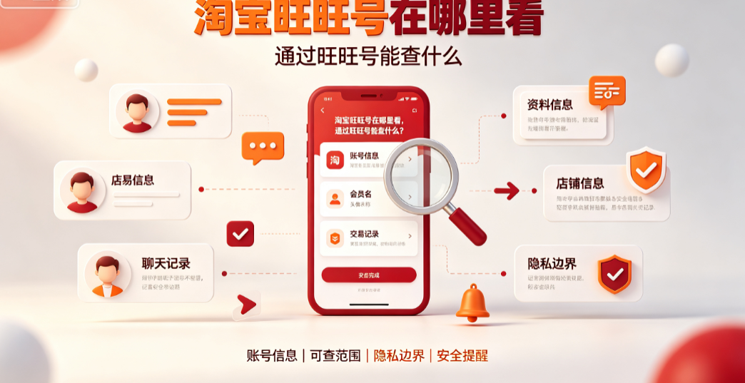 淘宝旺旺号在哪里看?通过旺旺号能查什么?