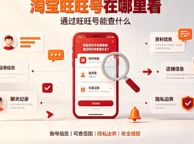 淘宝旺旺号在哪里看?通过旺旺号能查什么?