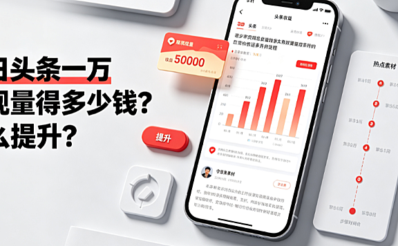 今日头条一万展现量得多少钱？怎么提升？