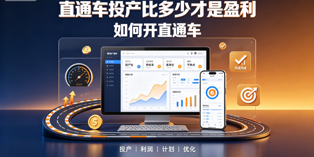 直通车投产比多少才是盈利?如何开直通车? 投放全指南