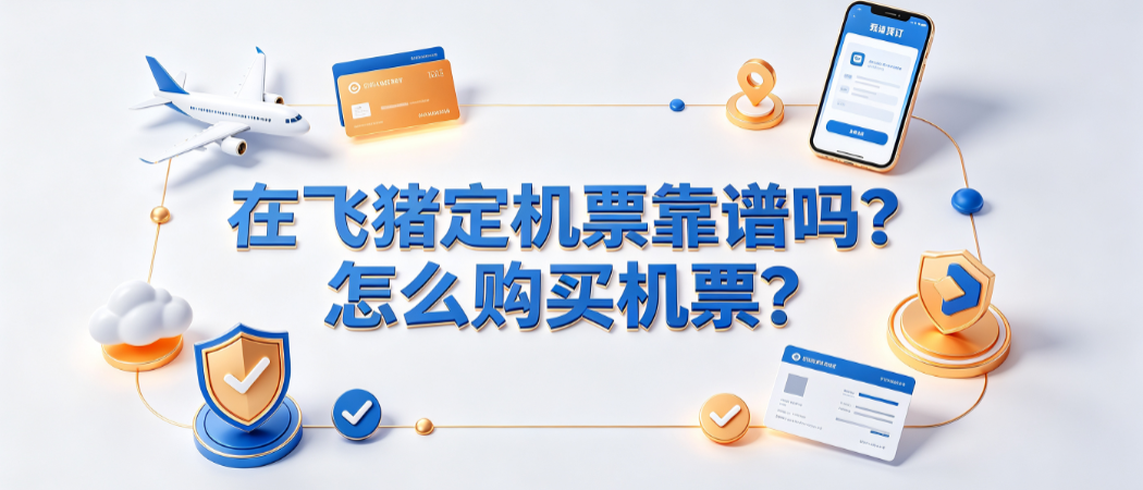 在飞猪定机票靠谱吗?怎么购买机票?