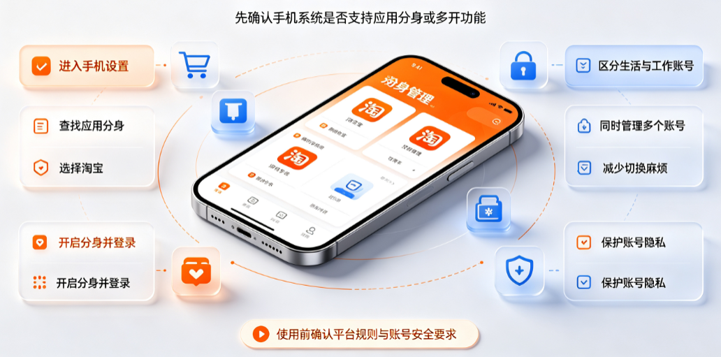 淘宝怎么开多个分身？淘宝分身有啥好处？