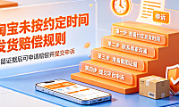淘宝未按约定时间发货赔偿规则,可以申诉吗?