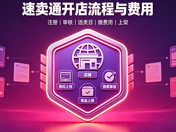 速卖通跨境电商开店流程及费用是什么?