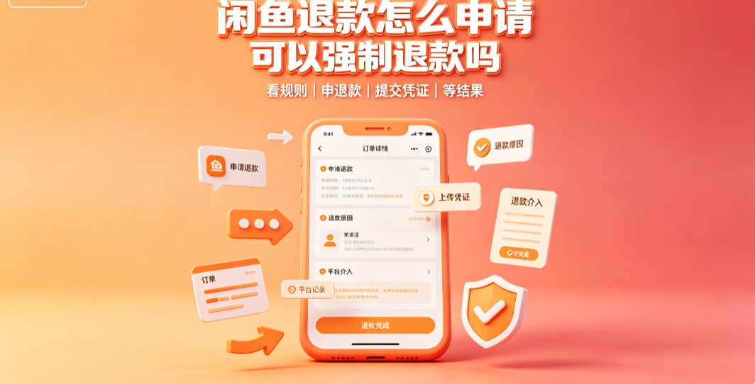 闲鱼可以强制性退款吗?退款怎么操作?