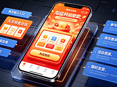 淘宝天天特卖的秒杀入口在哪?有什么要求?全渠道定位与参与指南