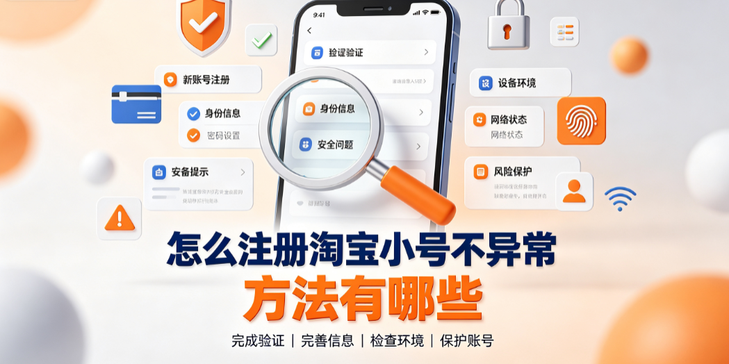 怎么注册淘宝小号不异常?方法有哪些?