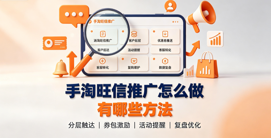 手淘旺信推广怎么做?有哪些方法?商家私域运营全指南