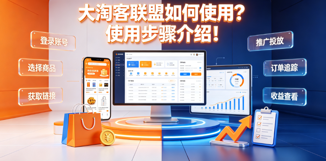 大淘客联盟如何使用?使用步骤介绍!