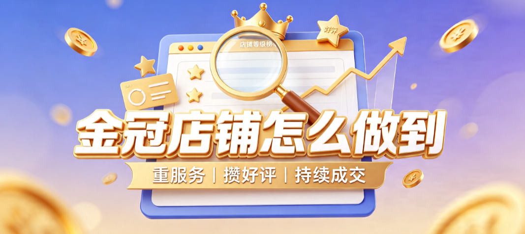 淘宝金皇冠店铺值多少钱?怎么成为金冠店铺?