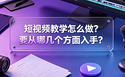 短视频教学怎么做要从哪几个方面入手？全链路实操指南