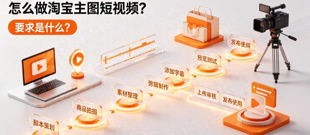 怎么做淘宝主图短视频?要求是什么?