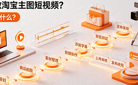 怎么做淘宝主图短视频?要求是什么?