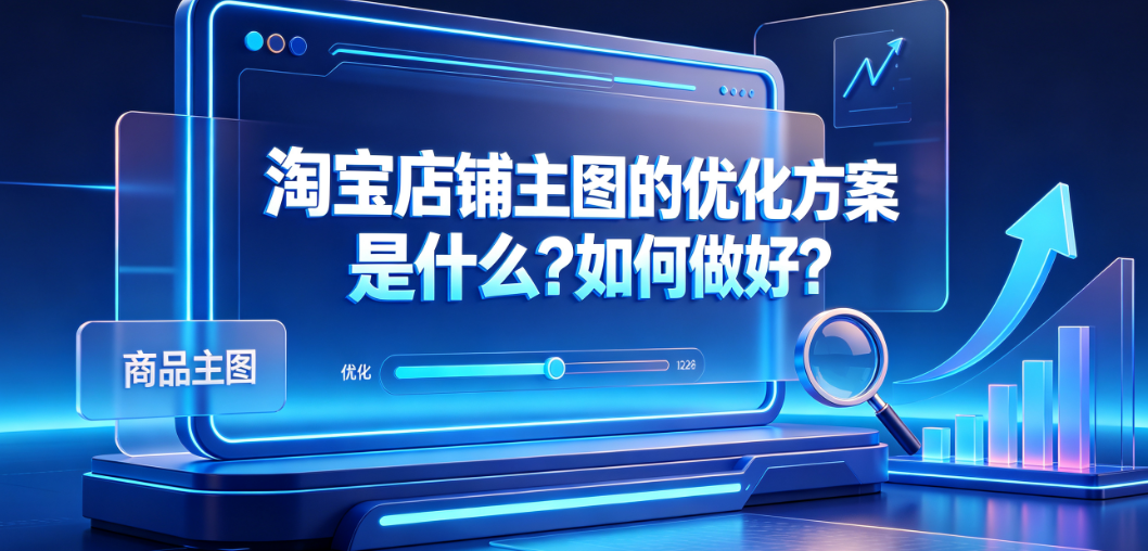 淘宝店铺主图的优化方案是什么?如何做好?