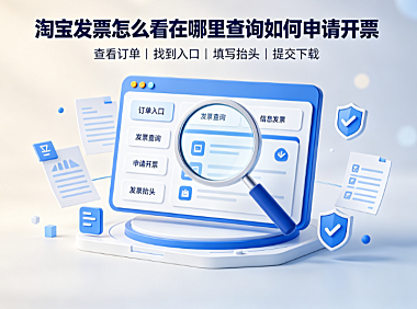 淘宝发票怎么看在哪里查询?如何申请开票?