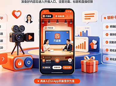 快手怎么开直播教程?如何吸粉?