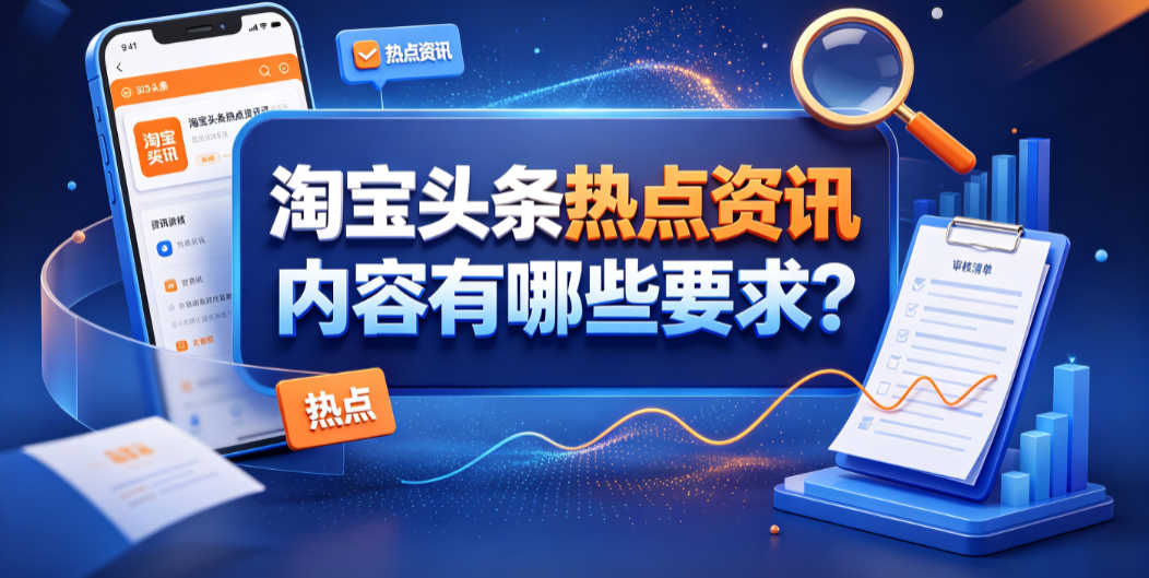 淘宝头条热点资讯内容有哪些要求? 创作规范与运营指南
