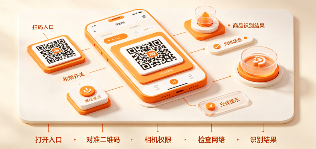 淘宝扫一扫怎么用不了?淘宝扫一扫如何使用?