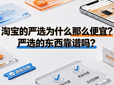 淘宝的严选为什么那么便宜？严选的东西靠谱吗？深度解析